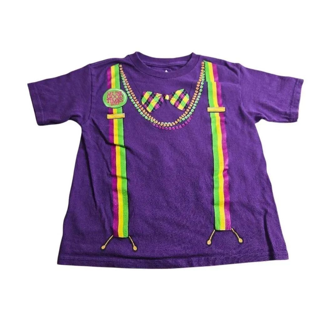 Mardi Gras Suspenders shirt XS4/5